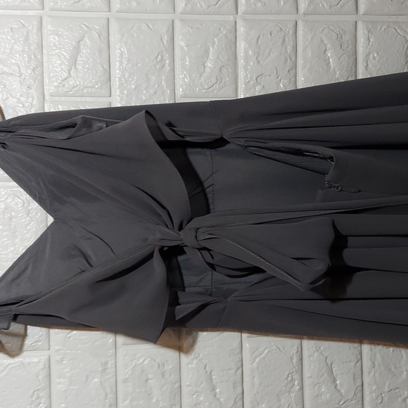 Azazie Everett Dress Steel Gray Size 8 - Picture 7 of 16